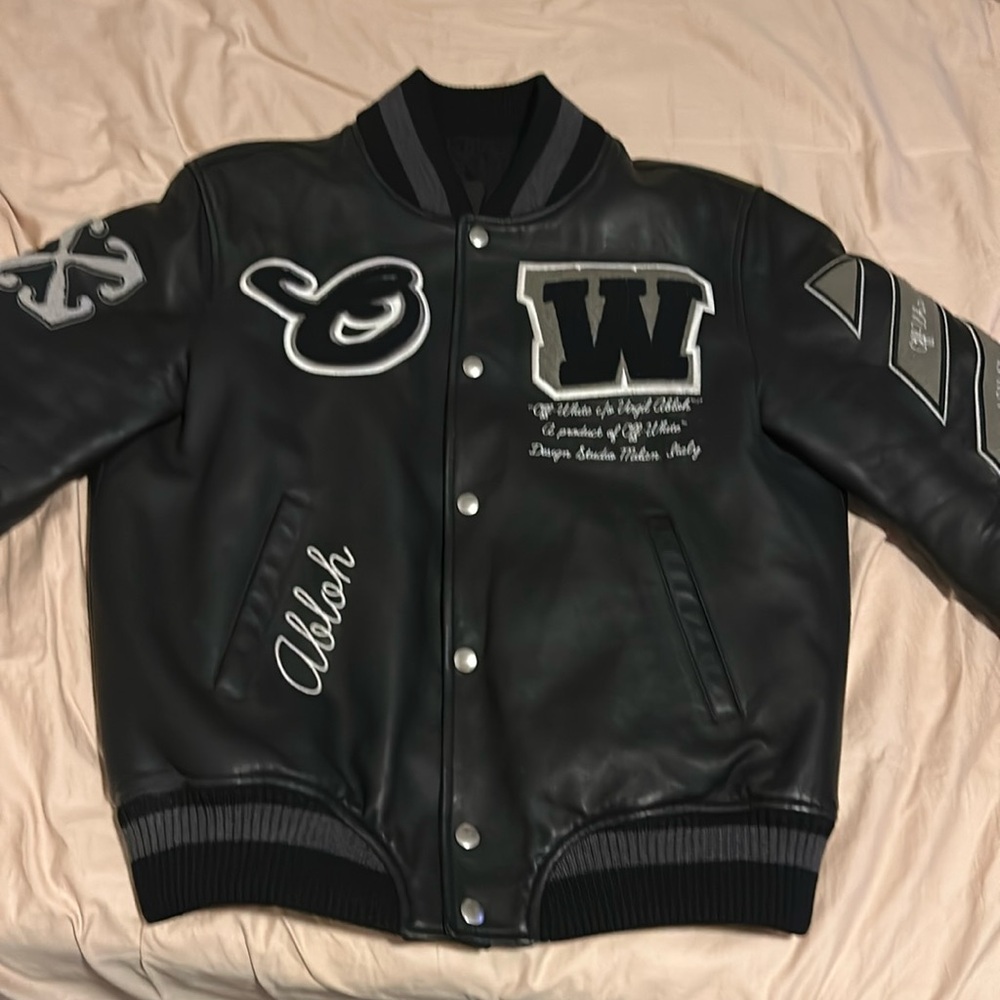 Jacket Off-White Men's Black And White